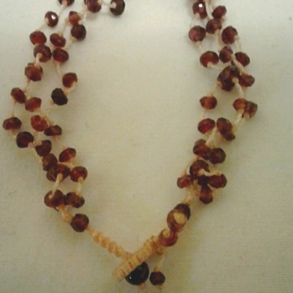 STUNNING RED GARNET BRACELET